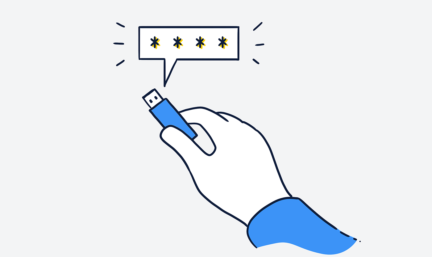 USB-Stick ist passwortgesichert