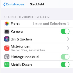 Systemeinstellungen anpassen
