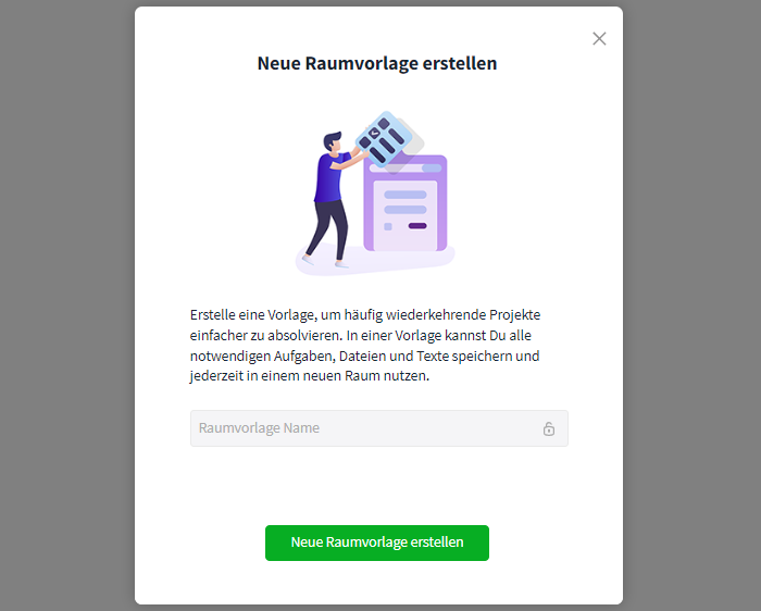 Raumvorlage erstellen