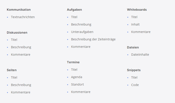 Welche Daten werden zusätzlich verschlüsselt?