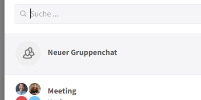 Neuer Gruppenchat