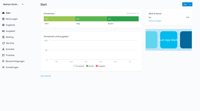 Accounting tool Debitoor