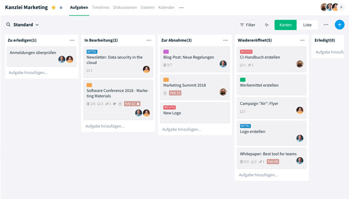 Stackfield Kanban