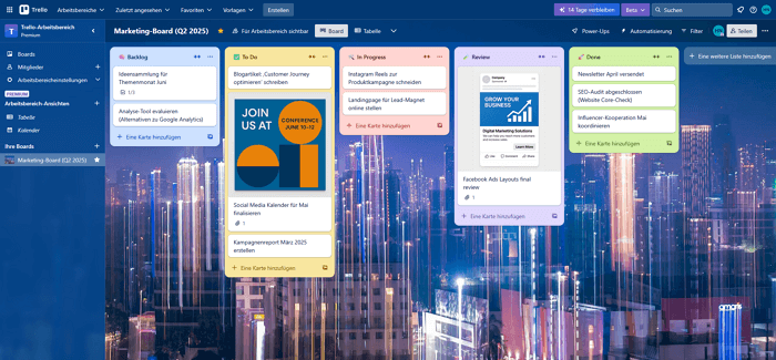 User Interface Trello
