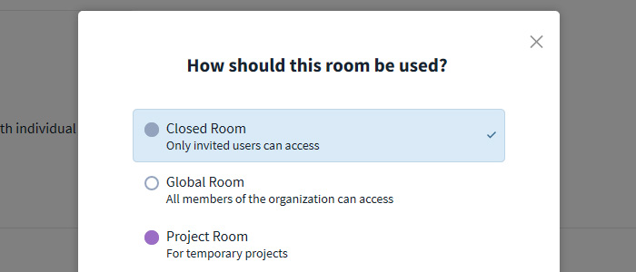 Room types