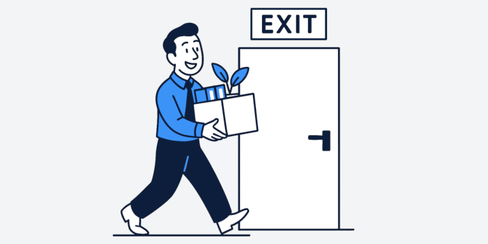 Departing employee
