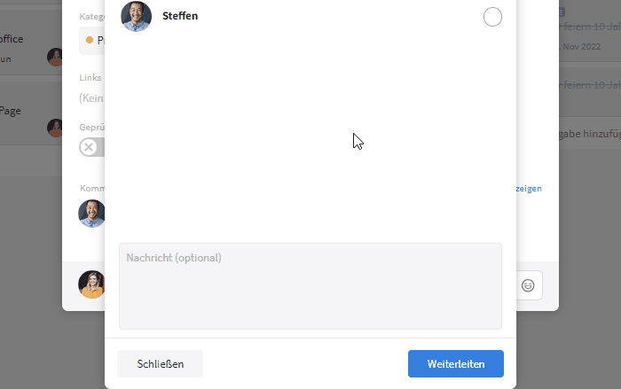 GIF Nachricht hinzufügen