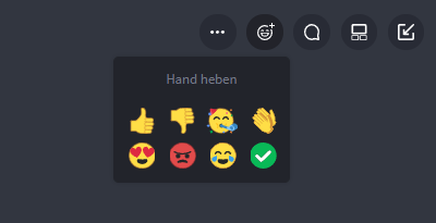 Emoji-Reaktionen Telefonie