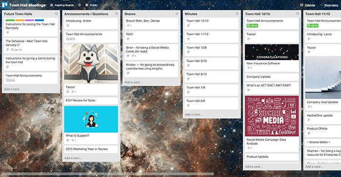 User Interface Trello