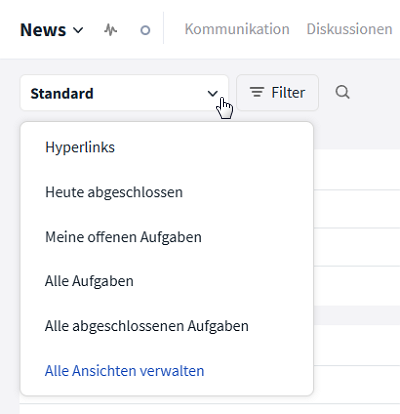 Selbstdefinierte Ansichten
