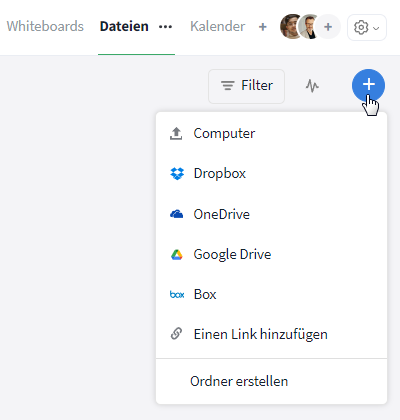 Datei neu hinzufügen