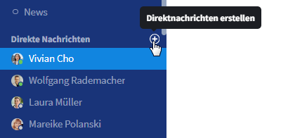 Direktnachricht erstellen