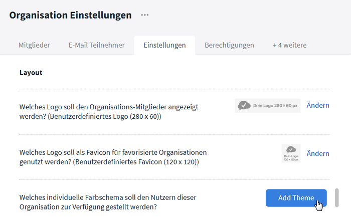 Übersicht der Layout-Optionen
