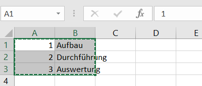 Excel Zeilen kopieren
