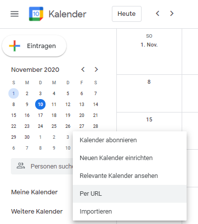 Weitere Kalender