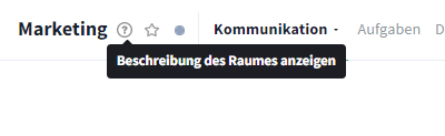 Beschreibung des Raumes einsehen