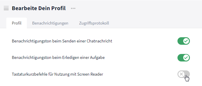 Einstellungen