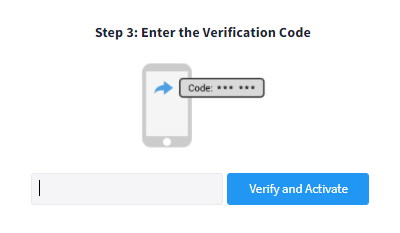 Enter verification code