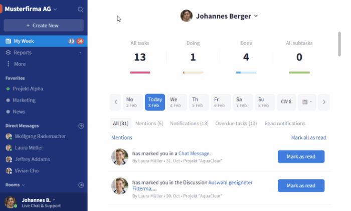 Start a trial phase in the Premium plan
