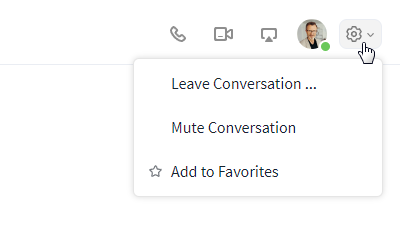 Chat options