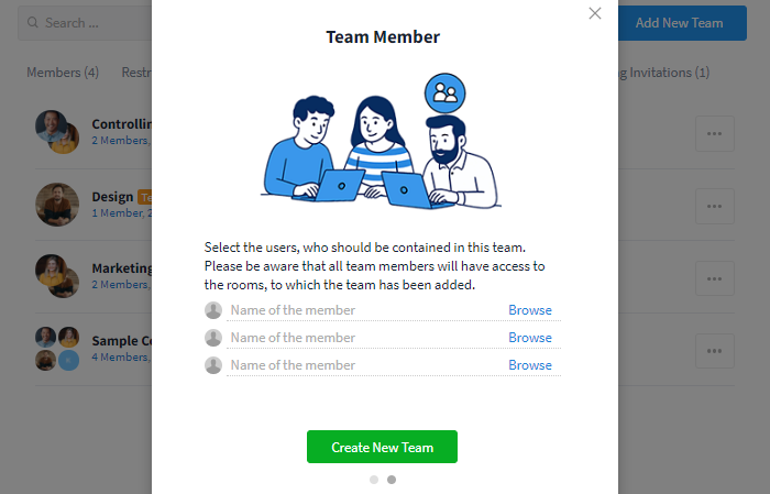 Adding members