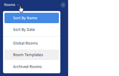 Access room templates