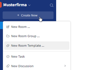 Creating a room template