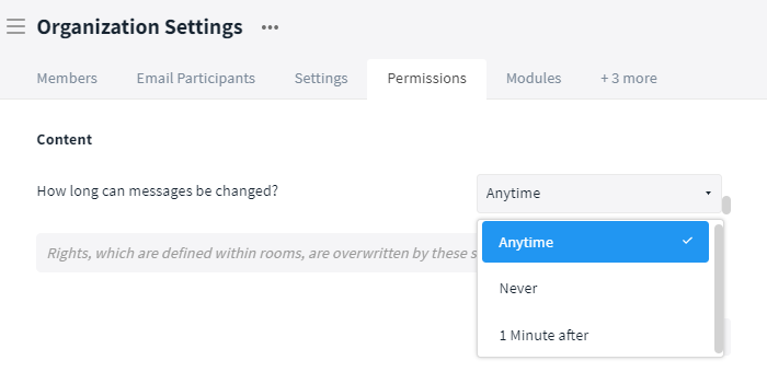 Permissions editing / deleting messages