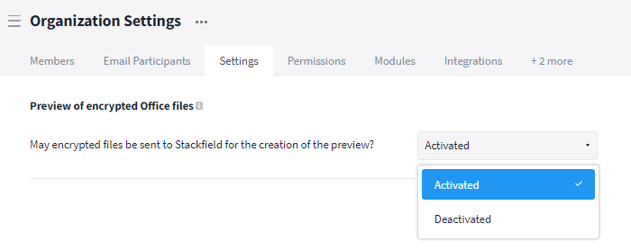 File preview for encrypted rooms