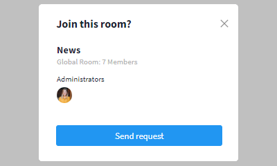 Joining a global room