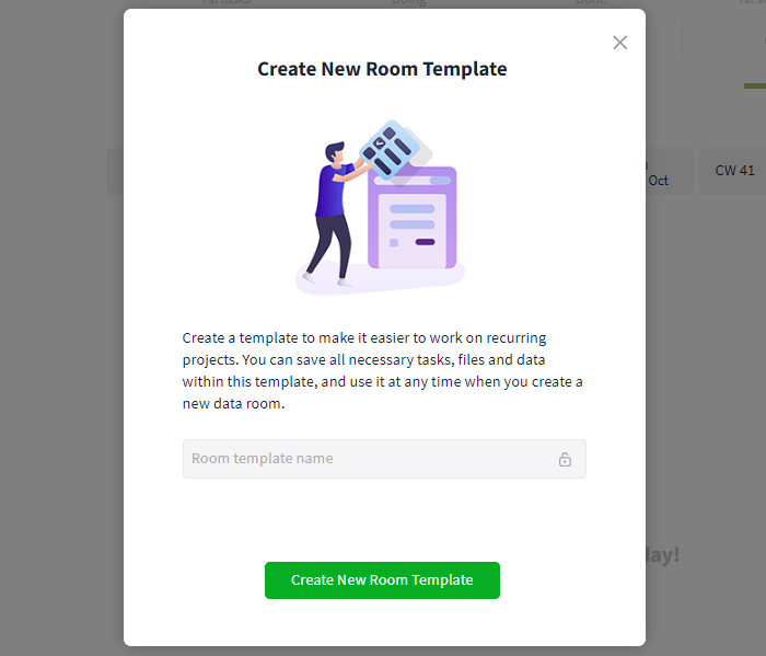Define a name and activate / deactivate the encryption
