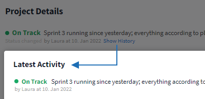 Status history